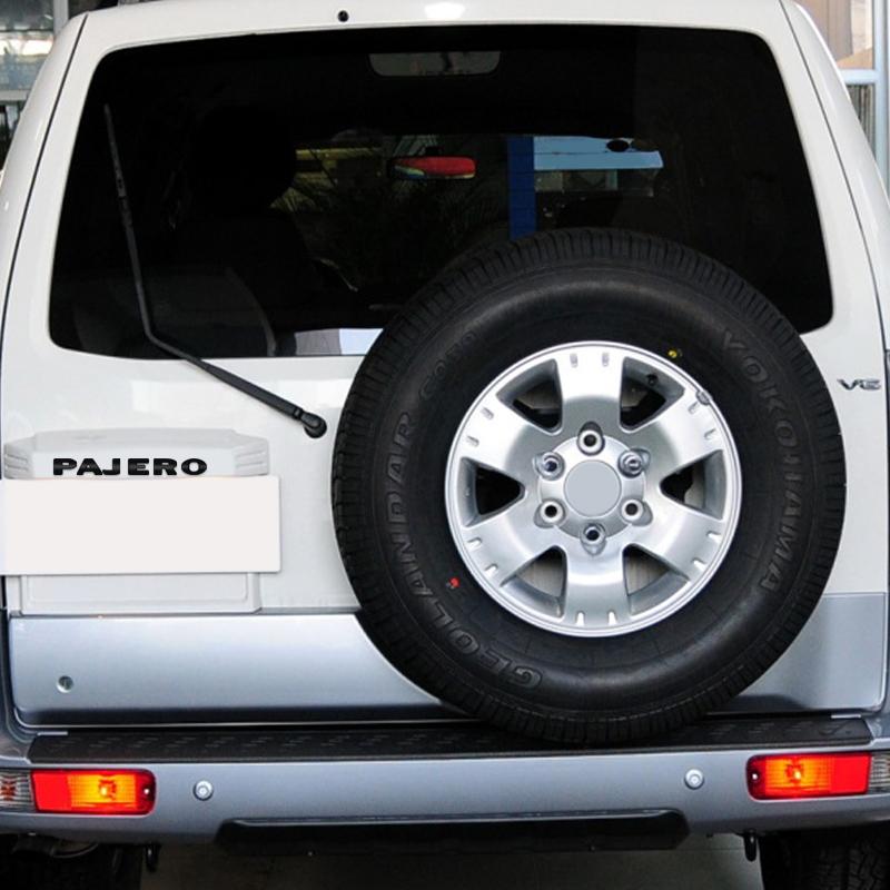 Automobilové odznaky Pro Mitsubishi Ralli Art Pajero Zadní kufr Znak Kovové 3D samolepky Dekály karoserie Nápisy Dekor Styling