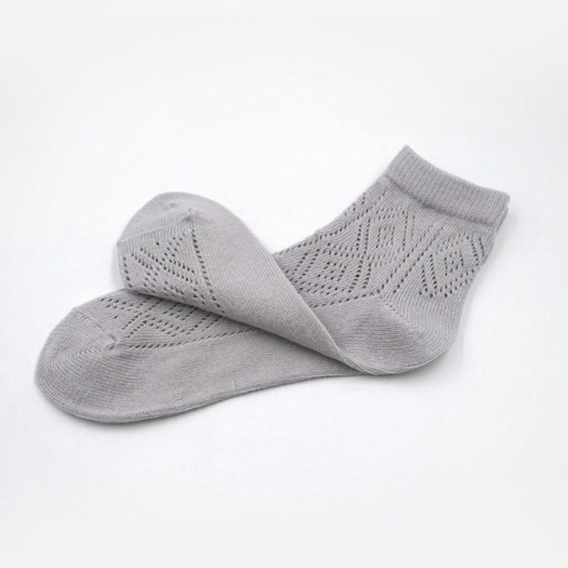 UNBDAY Damen Pastell Socken - Grau