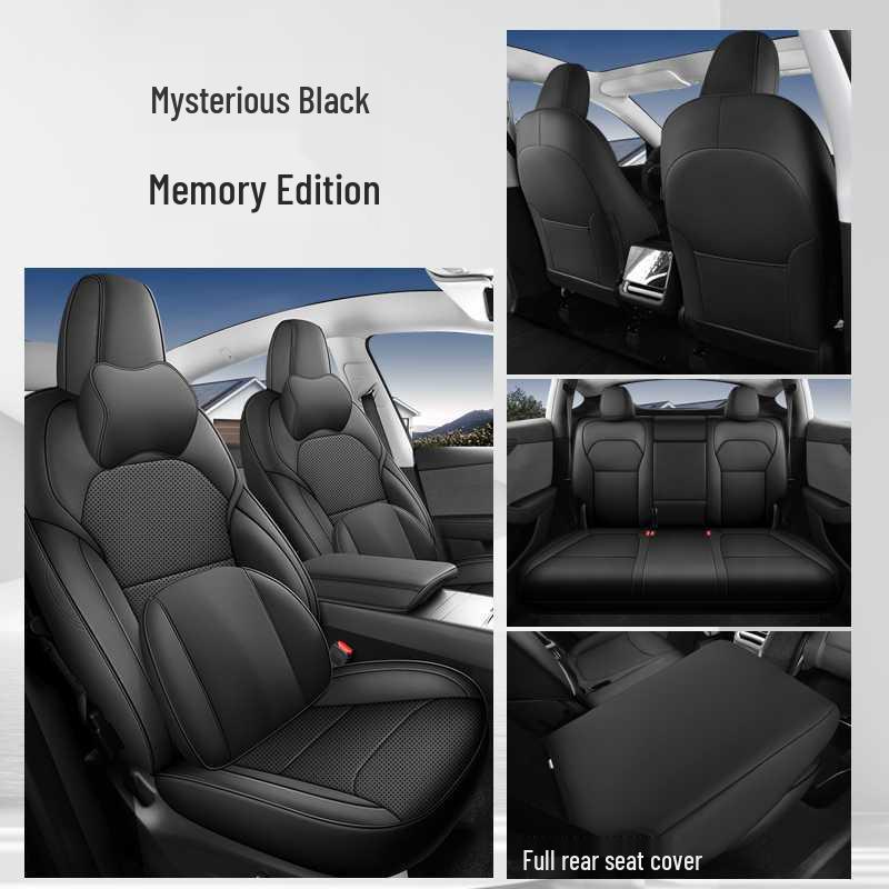 Tesla Model Y All-Season Wear-Resistant Leather Seat Covers & Cushions