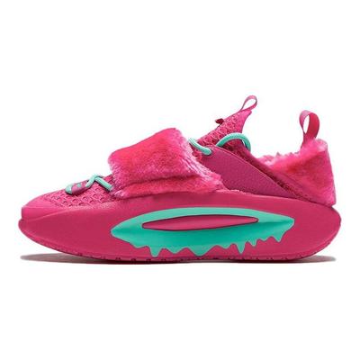 LiNing Cloud Travel Lite Stoff Rutschfest Abriebfest Leicht Low-Top Sportliche Freizeitschuhe Damen Sneaker Leuchtend-Pink AZGS048-2