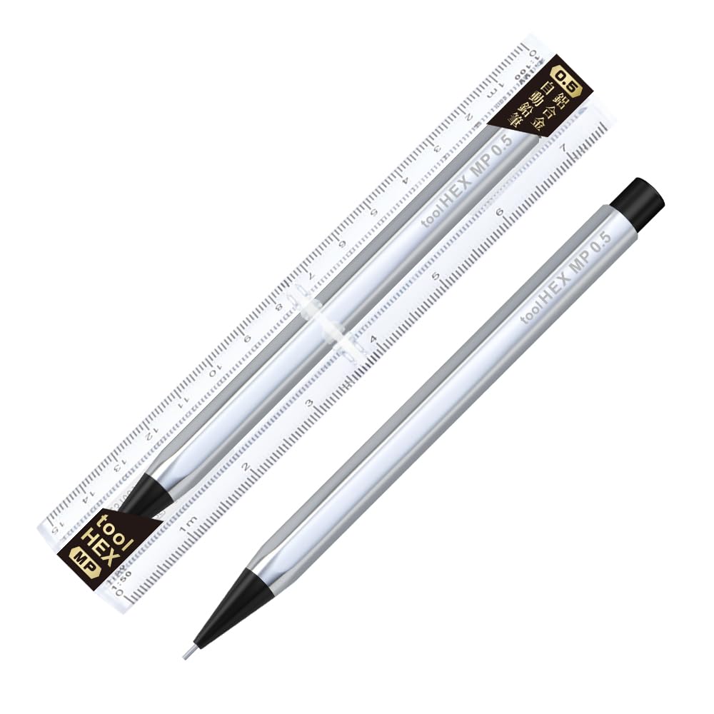 

Tool Hex Mechanical Space Silver IWI-8F990PP5-ZB 0.5mm Pencil,