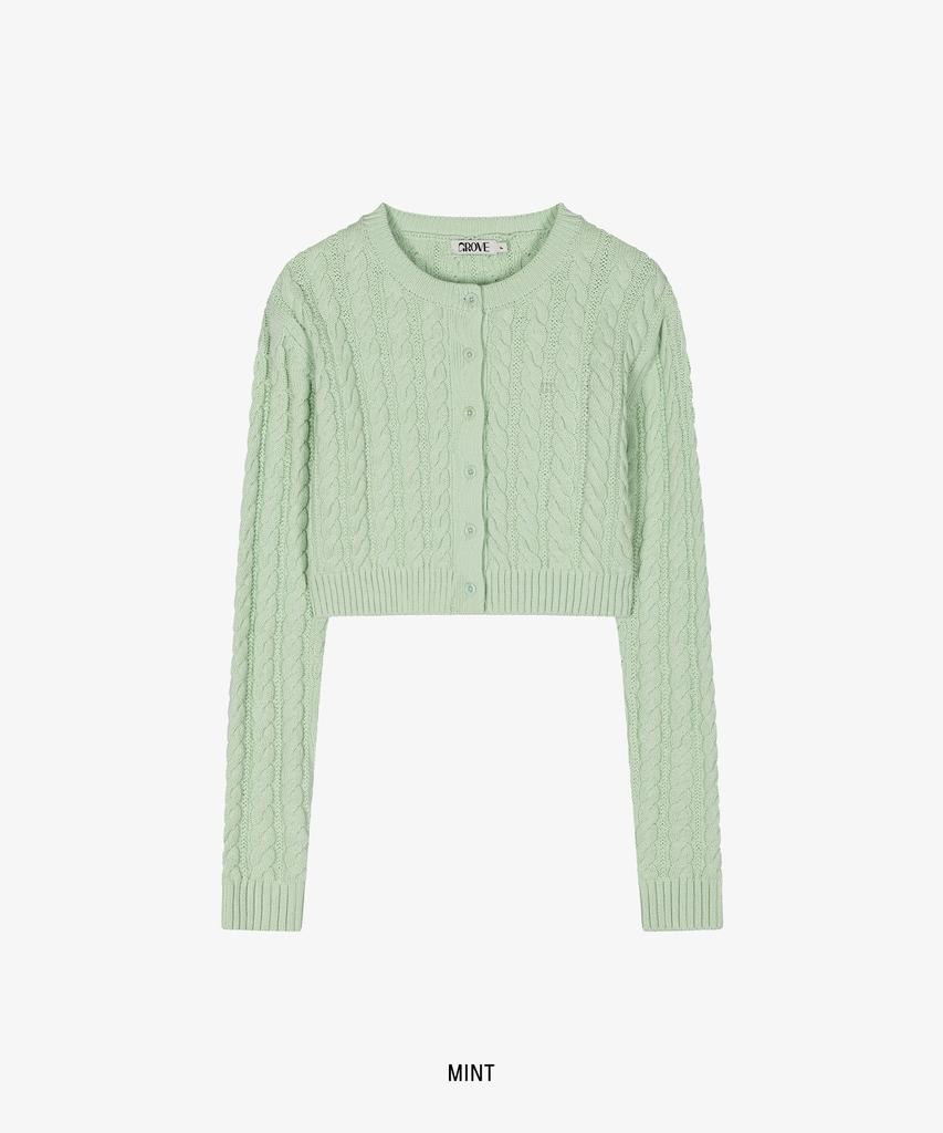 GROVE Grato Cable Cardigan [4Colors]