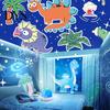Bedroom Projector with Music Speaker Dream Star Lamp, Rotating Night Light Box & Sleep Aid Lamp for Toddlers Bluetooth-compatible Speaker, 15/21 Theme
