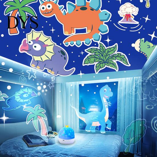 Bedroom Projector with Music Speaker Dream Star Lamp, Rotating Night Light Box & Sleep Aid Lamp for Toddlers Bluetooth-compatible Speaker, 15/21 Theme
