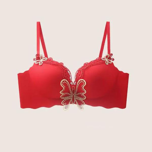 Seamless Underwire-Free Push-Up Bra for Women - Beautiful Back Support, Adjustable Shapewear, Uplift for Small Chest