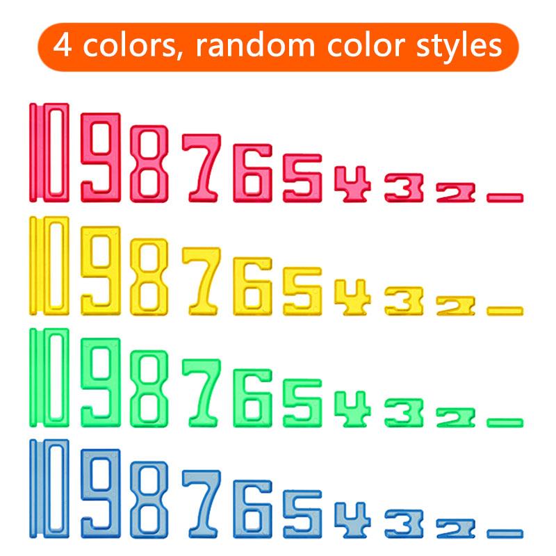 Toddlers Montessori Material Transparent Digital Blocks Light Table Toys Math Operation Stacking Games Open Ended Learning Toys