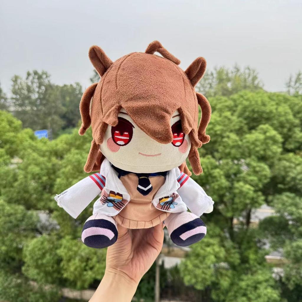 TreasuringU Nové plyšové hračky Uma Musume Roztomilé měkké plyšové panenky Dívka s koňským závodem Hnědé vlasy Malá holčička plyšák Narozeninové dárky
