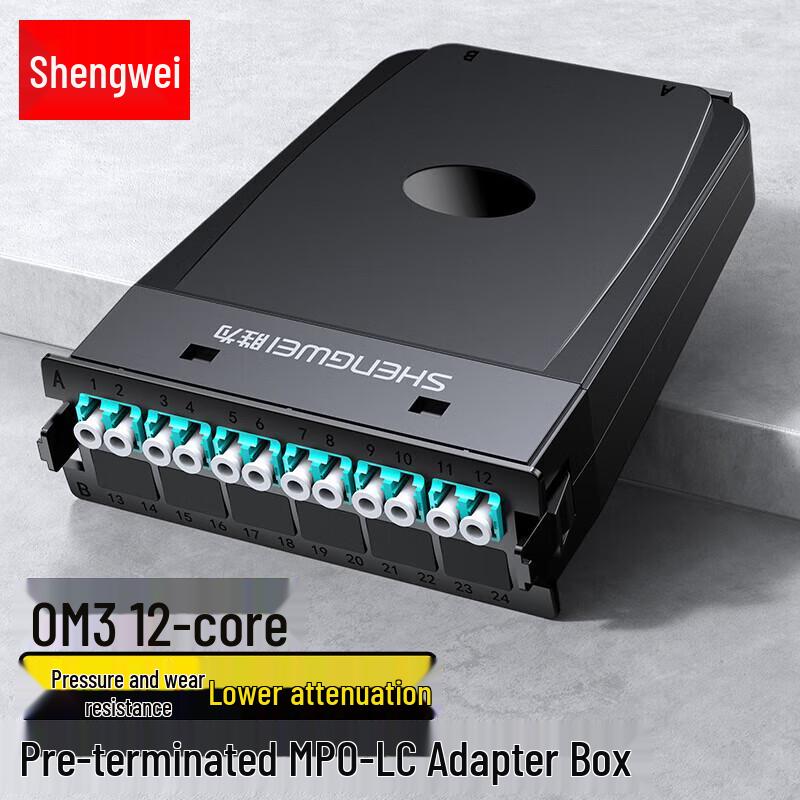 

Shengwei FMP-12ML-3 MPO-LC 12-Core OM3 Fiber Optic Patch Panel Module