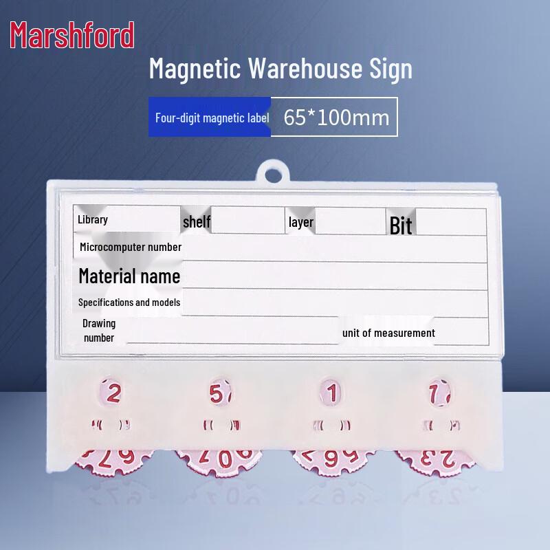 Mashifu Magnetic Warehouse Label Card (10 Pcs)