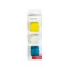 Pinces aimantées - Color Clip - Lot de 3 - Couleurs estivales - 3,5x3x2,3 cm