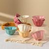 Kreatywna Ceramiczna Miseczka Macaron Wysokiej Wartości Mała Miseczka Urocza Miseczka Śniadaniowa Domowa Miska na Ryż Miska na Sałatkę Miska na Owoce