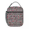 Love Pattern Insulated Lunch Bag for Kids School Cooler Thermal Food Box Tote Leakproof Lunch Boxes Container