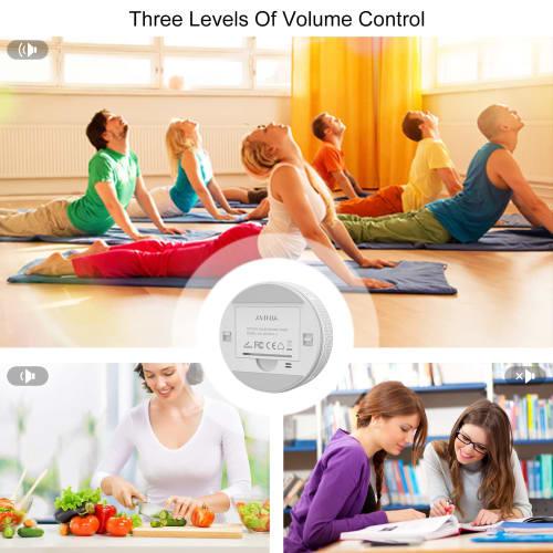 Digital Kitchen Timer, Visual Timer with Large LED Display, Magnetic Countdown Timer for Classrooms, Cooking, Fitness, Baking, Studying, and Teaching,