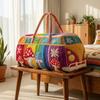 Borsa Duffel Trapuntata 3D Impermeabile Grande Capacità Borsa Duffel da Viaggio Borse Tote Borsa Sportiva da Palestra Viaggio Quotidiano