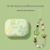 Oil Painting Green Floral AirPods Pro 2 Case with Lanyard