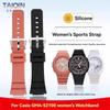 Για Casio G-SHOCK GMA-S2100 GMA S2100 Φοιτητικό Αδιάβροχο Αθλητικό Λουράκι Ρολογιού από Καουτσούκ Σιλικόνης Μαύρο Λευκό Ροζ Κόκκινο
