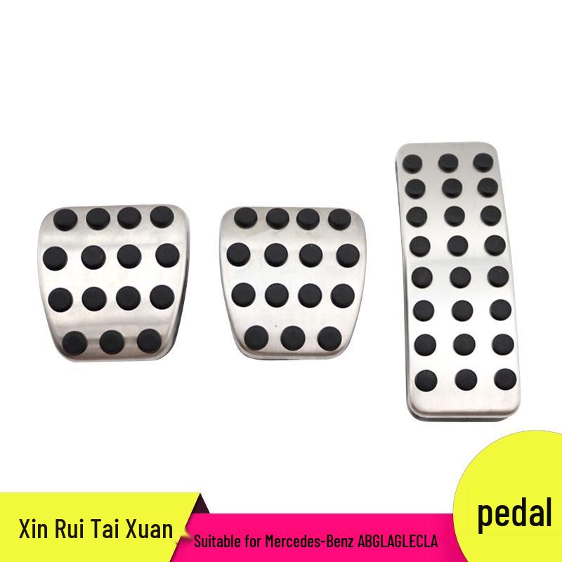 

Нескользящие накладки на педали для Mercedes A/B-класса (газ и тормоз) Aluminum Alloy + Hard Rubber