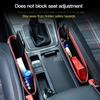 PU Leather Car Seat Slit Gap Storage Car Space Pocket Pouch Car Seat Gap Storage Bag Keys Glasses Car Accessories