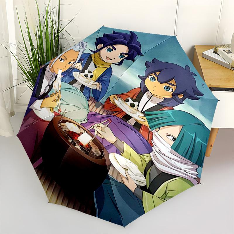 

1pc Jujutsu Kaisen Characters Outdoor Umbrella - Automatic Opening/Closing, Portable 3-Fold Design with 8-Bone Iron Frame - Perfect Gift for Fans, Tra