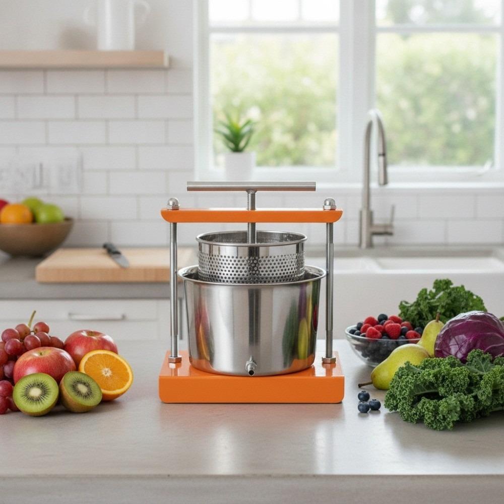 With Drip Basin Manual Juicer Fine Filter Mesh Honey Press Machine Dumpling Filling