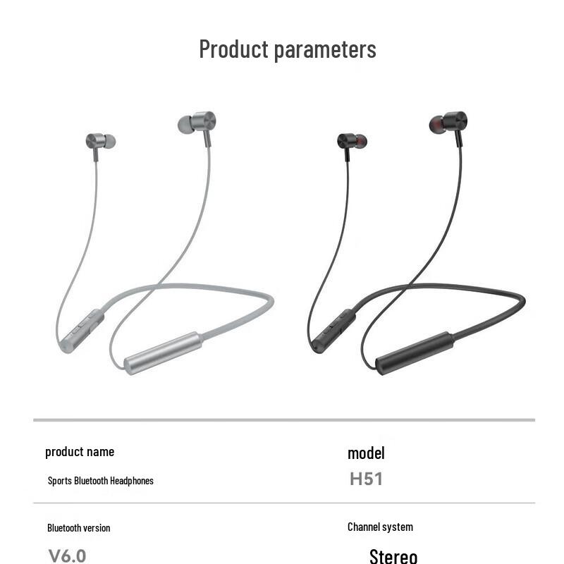 Newmine H51 Bluetooth Nackenbügel-Kopfhörer