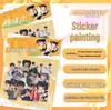 Korean Star Laser Sticker Pack - 50 Sheet DIY Stationery Decoration