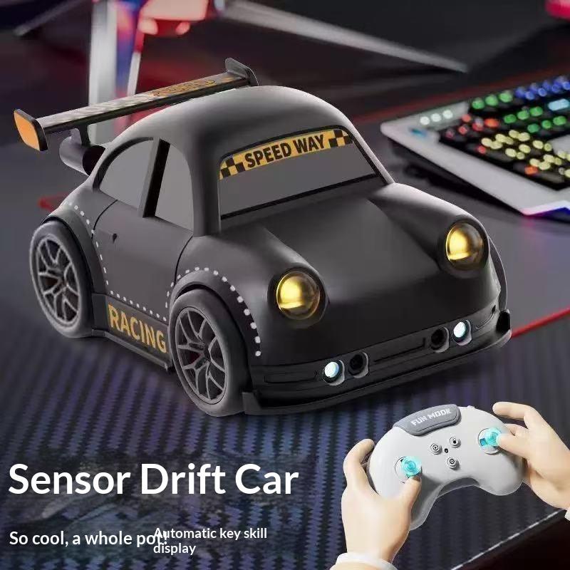 1 Set Smart Sensing Drift Remote Control Car Multi Mode Rc Racing Car With Light Effect Anti Collision Toy Vehicle For Kids