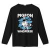 Pigeon Whisperer T Shirt Cute Design for Bird Lovers Stylish and Comfortable vintage Washed Soft Breathable Slightly streetwear