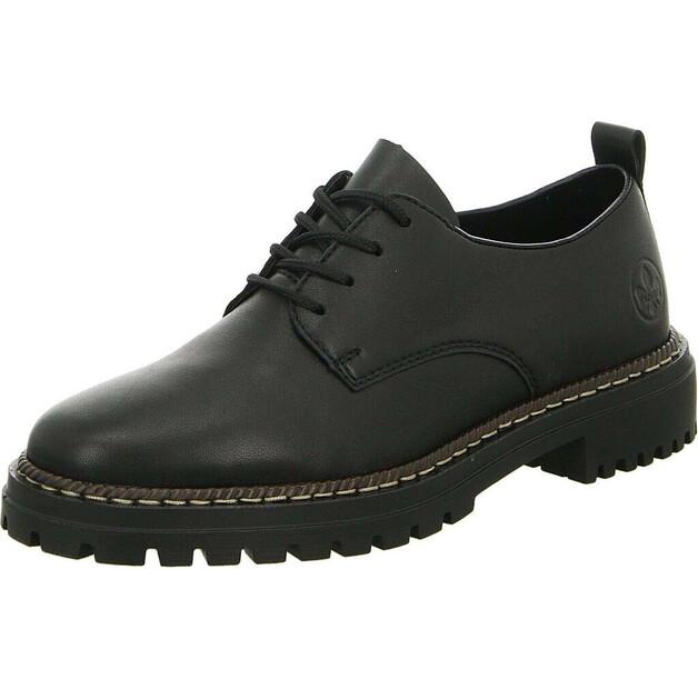 

Женские слипоны Rieker 52052 loafer чёрные