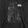 Star Wars Unisex Adult R2-D2 Outline Hoodie