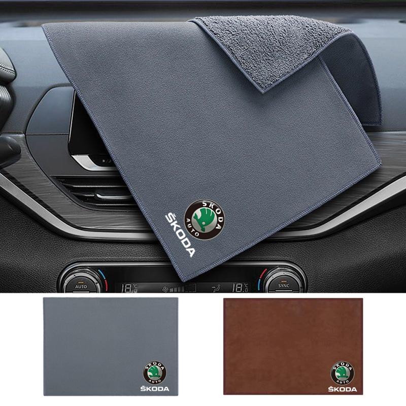 WUM1 Car Wash Towel Detailing Cleaning Cloth Wash Drying Towel For Skoda Octavia 2 A7 A5 Rapid Fabia Yeti Superb SCALA Accessories