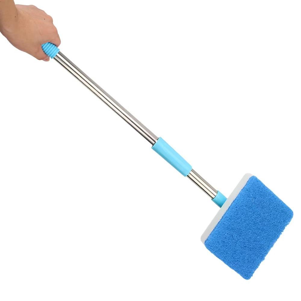 180° Adjustable Tank Sponge Cleaning Brush Double-Sided Algae Scraping Brush Aquarium Clean Brush