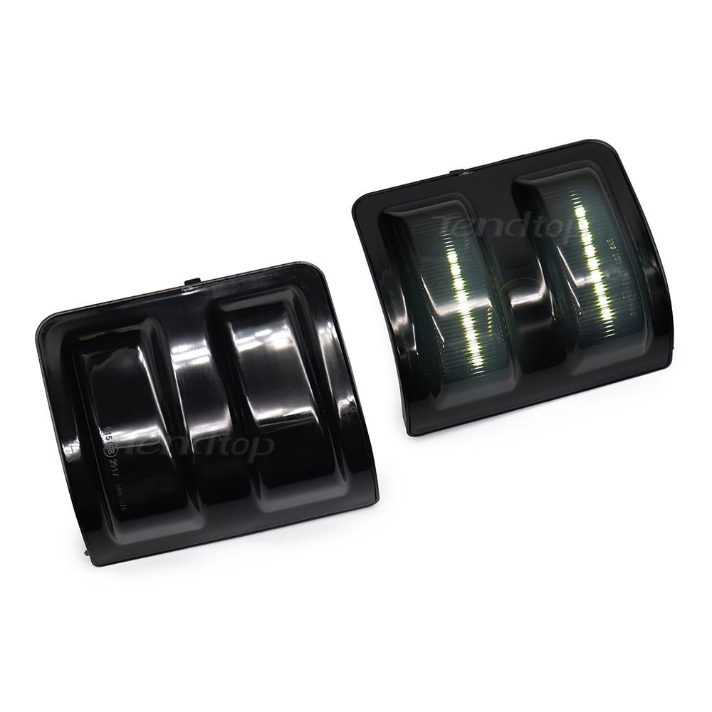 Switchback Lamp Single LED Mirror DRL Turn Signal Lights for Ford F250 F350 F450 F550 08-16 Indicator Bulbs