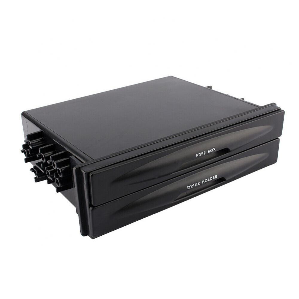 Universal Car Drinks Mounts Holders Auto Car Single 1 Din Radio Pocket Kit Drink Cup Holder Storage Box Automobiles Holder