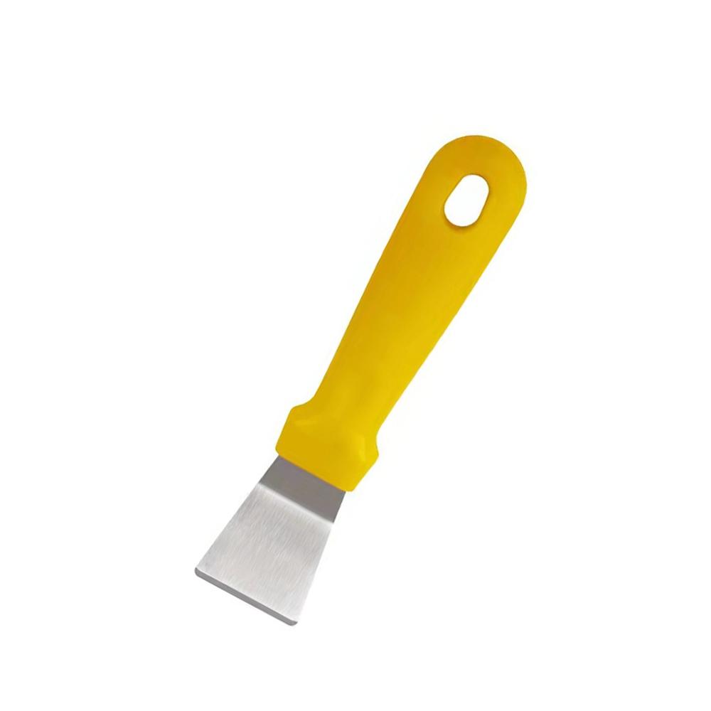 1Pc Multifunction Squeegees Small Scraper Shovel Oil Cleaning Tool Stainless Steel Blade Grill Slant Edge Scraper Fridge Ice Scraper