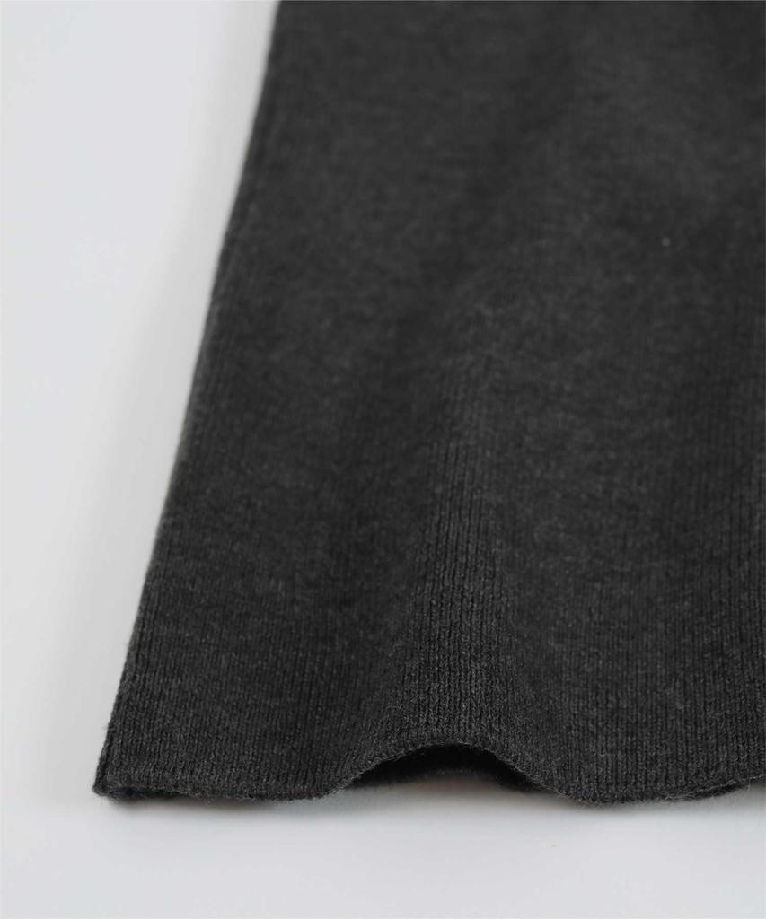 Yours BEXU1671 Deep Armhole Sleeveless Knit Size Gray Women's Dress, M,