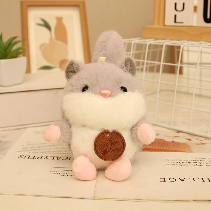 Eichhörnchen Plüsch Schlüsselanhänger Für Mädchen Jungen Niedliches Tier Cartoon Zubehör Für Schultaschen