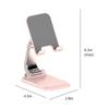 Desktop Foldable Phone Holder Height Adjustable Portable Desktop Phone Holder Pink