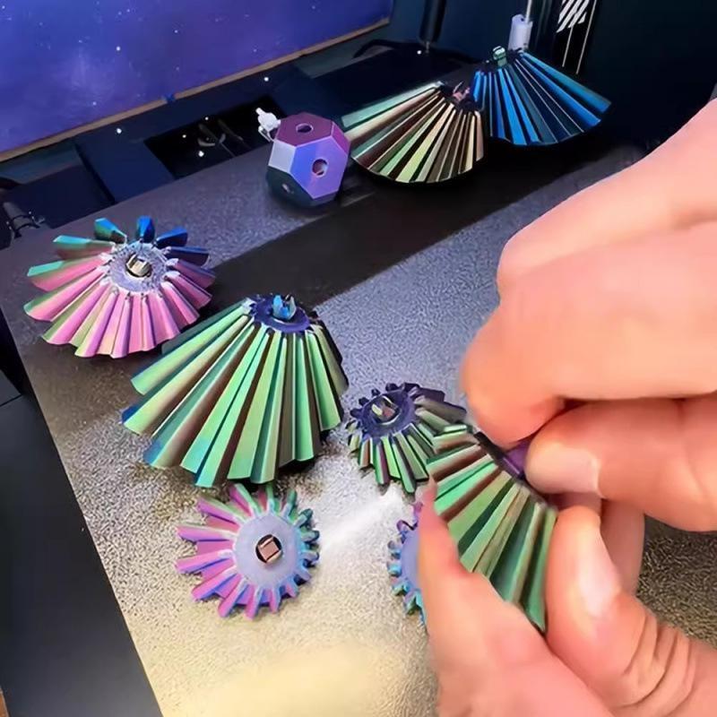 3D Printed Spin Gear Ball Toy Creative Stress Relief Anti-Anxiety Desk Toy For Adults Students Daily Leisure Use