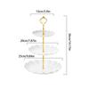 Cake Makaron Tray Stand Fruit Tray Cupcake Display Stand Cake Display Stand Plastic Dried Fruit Tray Party Table Decoration