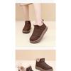 Shoes: Women's New Fleece Warm Snow Boots in Winter, Casual, Comfortable, Non-slip, One-foot Mom Shoes