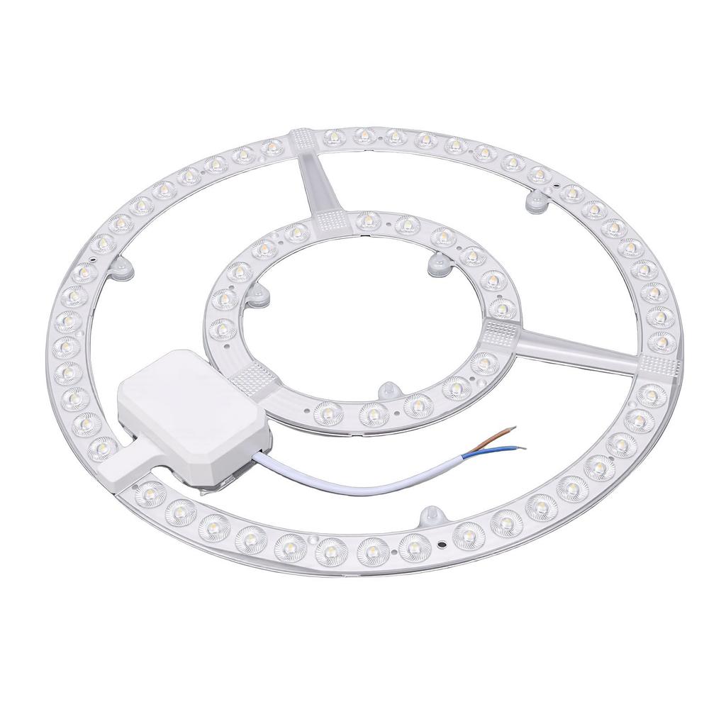 72W Ceiling Light Module Board Round Dual Color Dimmable LED Ceiling Fan Light Replacement Panel for Living Room Bedroom Bathroom