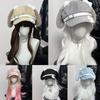 Gothic Lolita Beret Kawaii Hat Punk Bone Long Eared Puppy Hat For Women Girls Cosplay Hats Versatile Sunscreen Hat Gifts