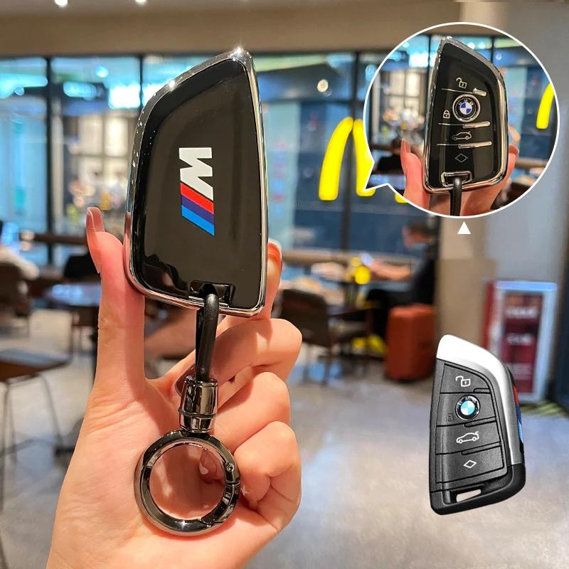 BAGP9 2026 Car Sticker TPU Car Remote Key Case Cover Shell For BMW X1 X3 X5 X6 X7 1 3 5 6 Series G20 G30 G11 F15 F16 G01 G02 F48 Acces