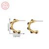 French high-end earrings, retro red earrings collection, new oil-dripping stud earrings design, ear buckle temperament, niche and versatile