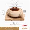 Hong Kong style Little pan rice Casserole Single handle old-fashioned clay pot Commercial high-temperature resistant sand pot