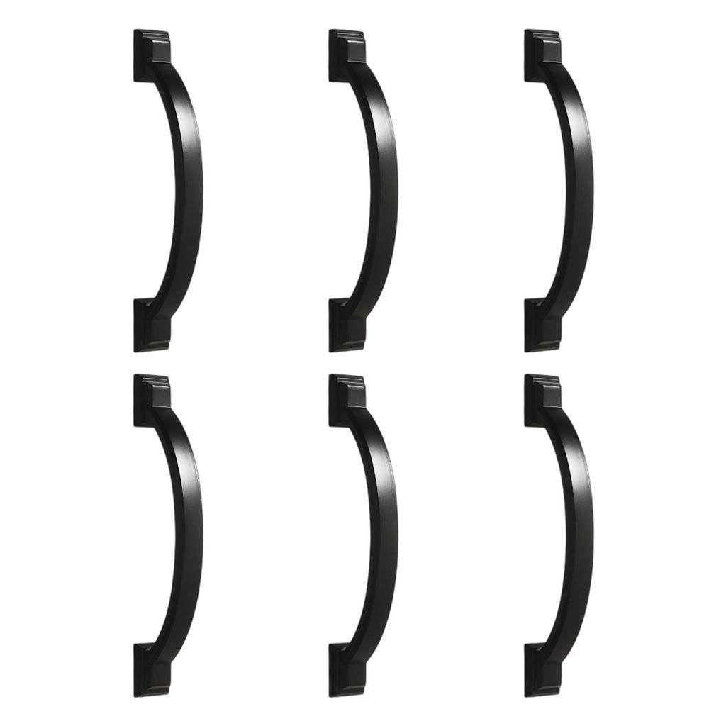 6pcs Wardrobe Handles Stylish Upgrades Rustproof Pulls Quick Installation Uprgades For Bedroom Cabinets Dresser Drawers