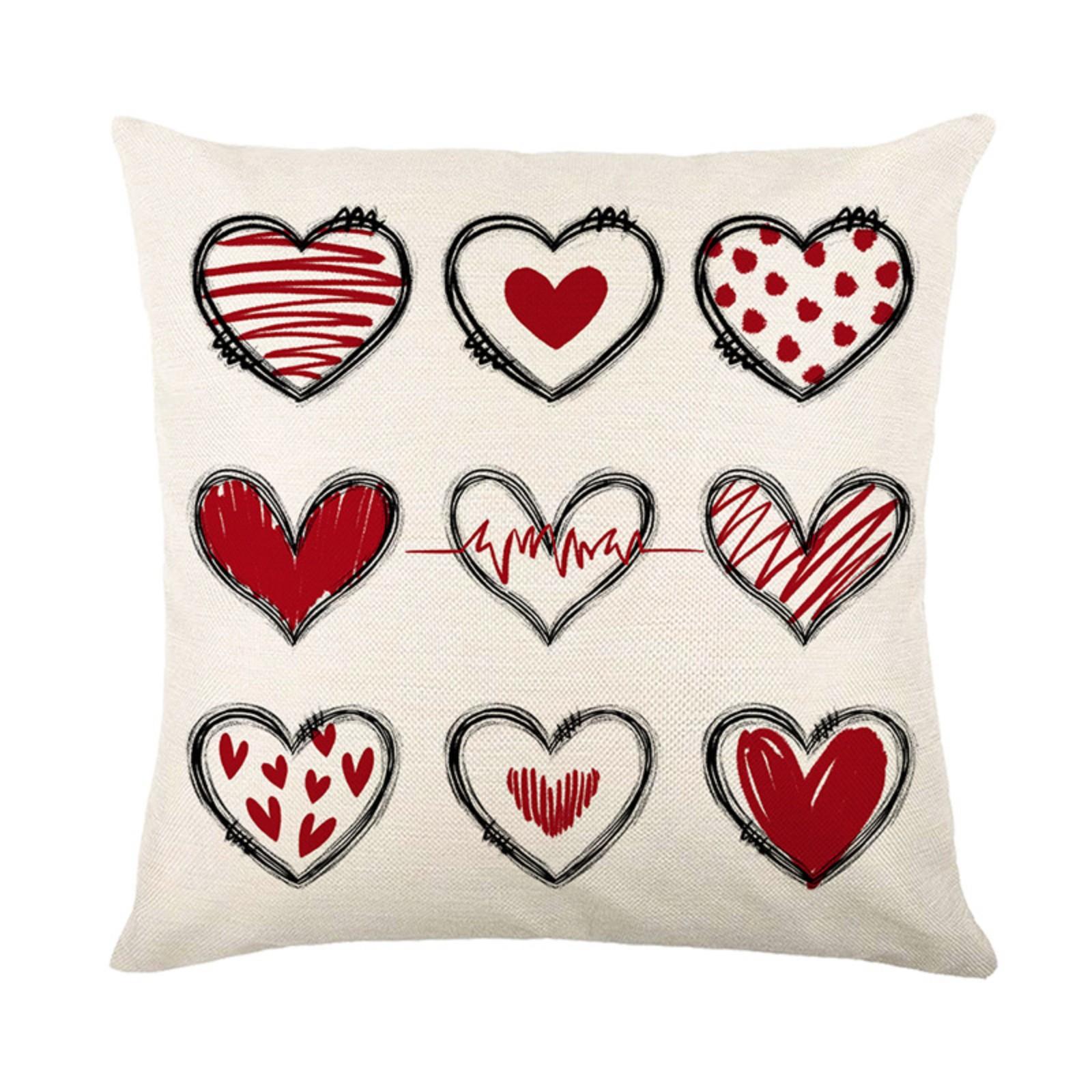 

Чехол на подушку для дивана с принтом ко Дню святого Валентина Чехол на подушку для дивана с надписью «Любовное письмо» One Size