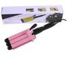 Baby Center 1st Store Professional Grade Max 210°C Ceramic Coated Triple Barrel Wave Iron (25mm, 2 Levels)