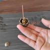 Mini Lotus Incense Burner: Pure Copper Antique Ornament